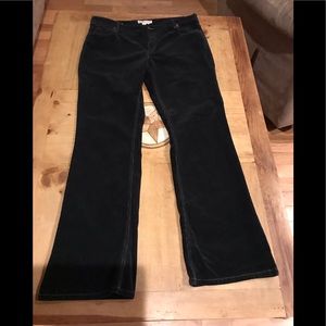 Michael Kors Black Corduroy Pants Sz 14 Boot Cut